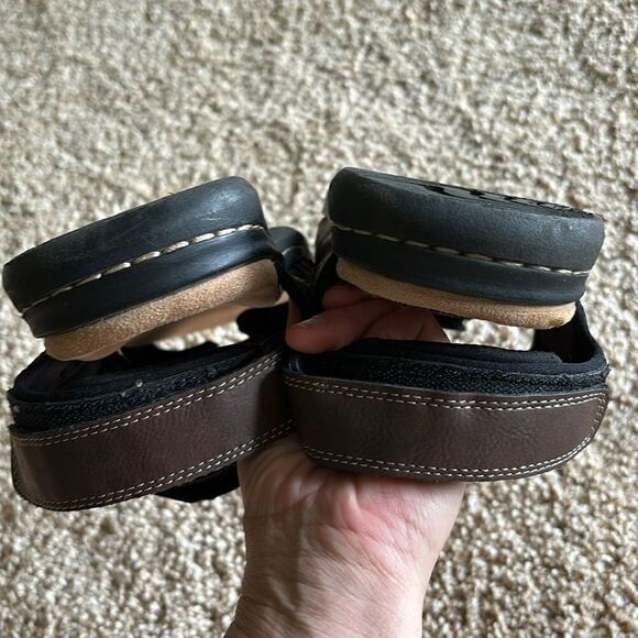 Vintage DOCKERS Brown leather strap‎ fisherman Sandals Men’s 8 - Picture 7 of 10